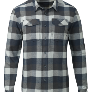 Field Flannel Shirt | Steel Blue Trio
