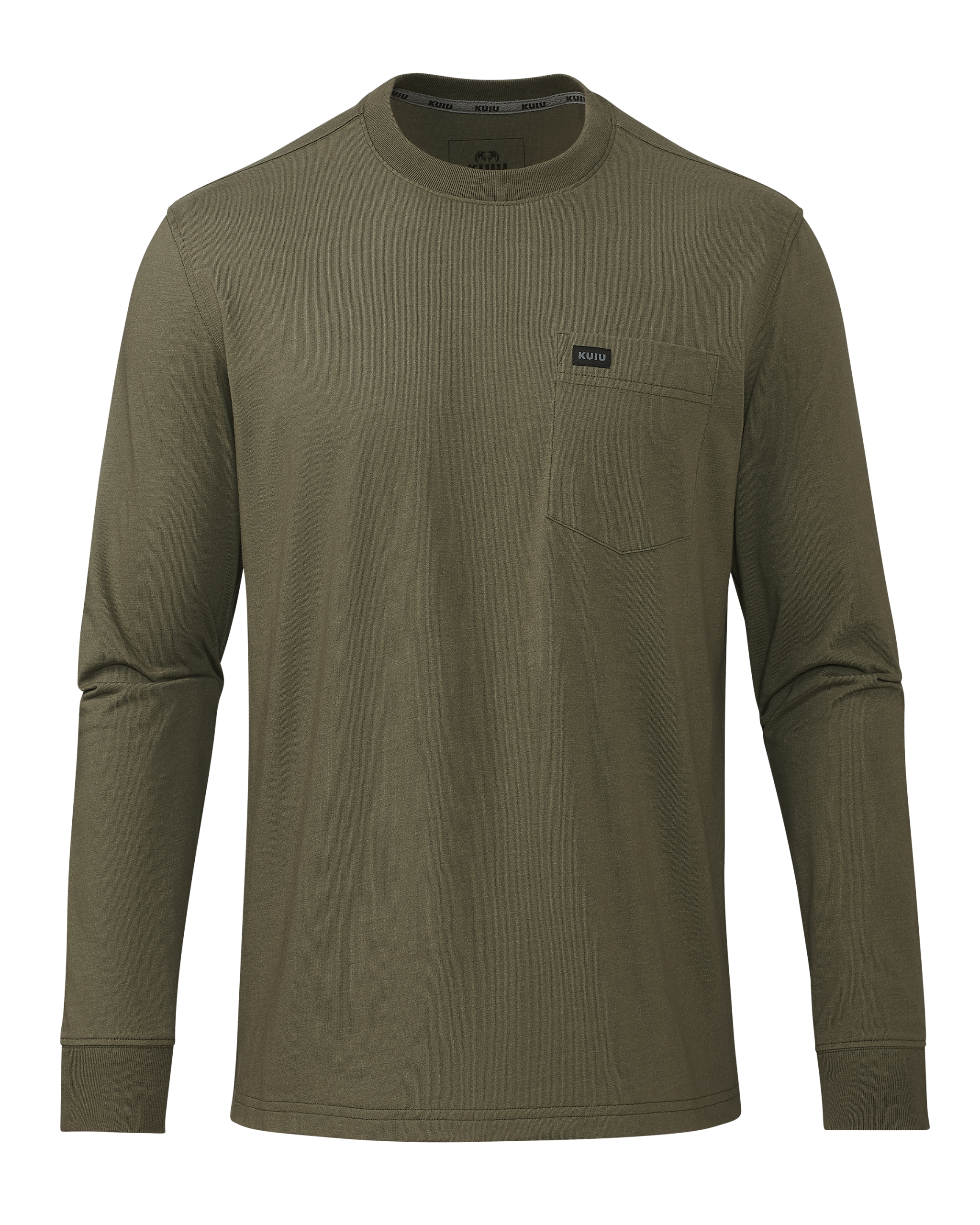 Workgrade LS Pocket Crew | Evergreen