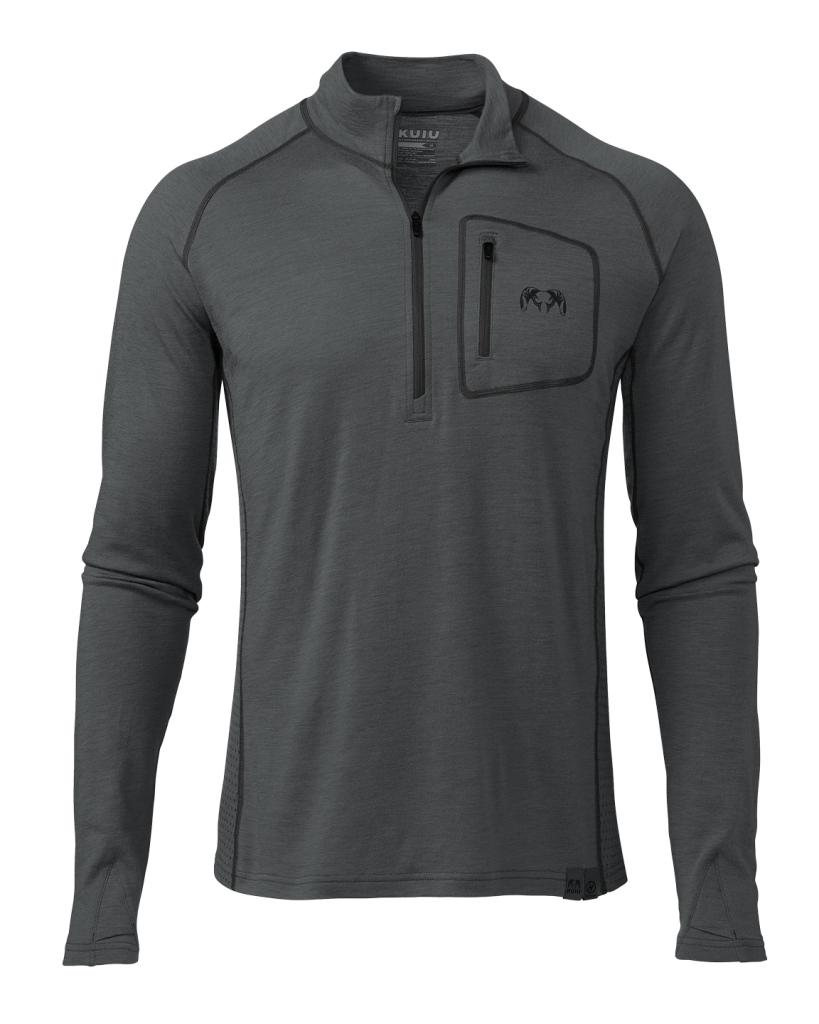 ULTRA Merino 145 Zip-T Hunting Shirt | Gunmetal