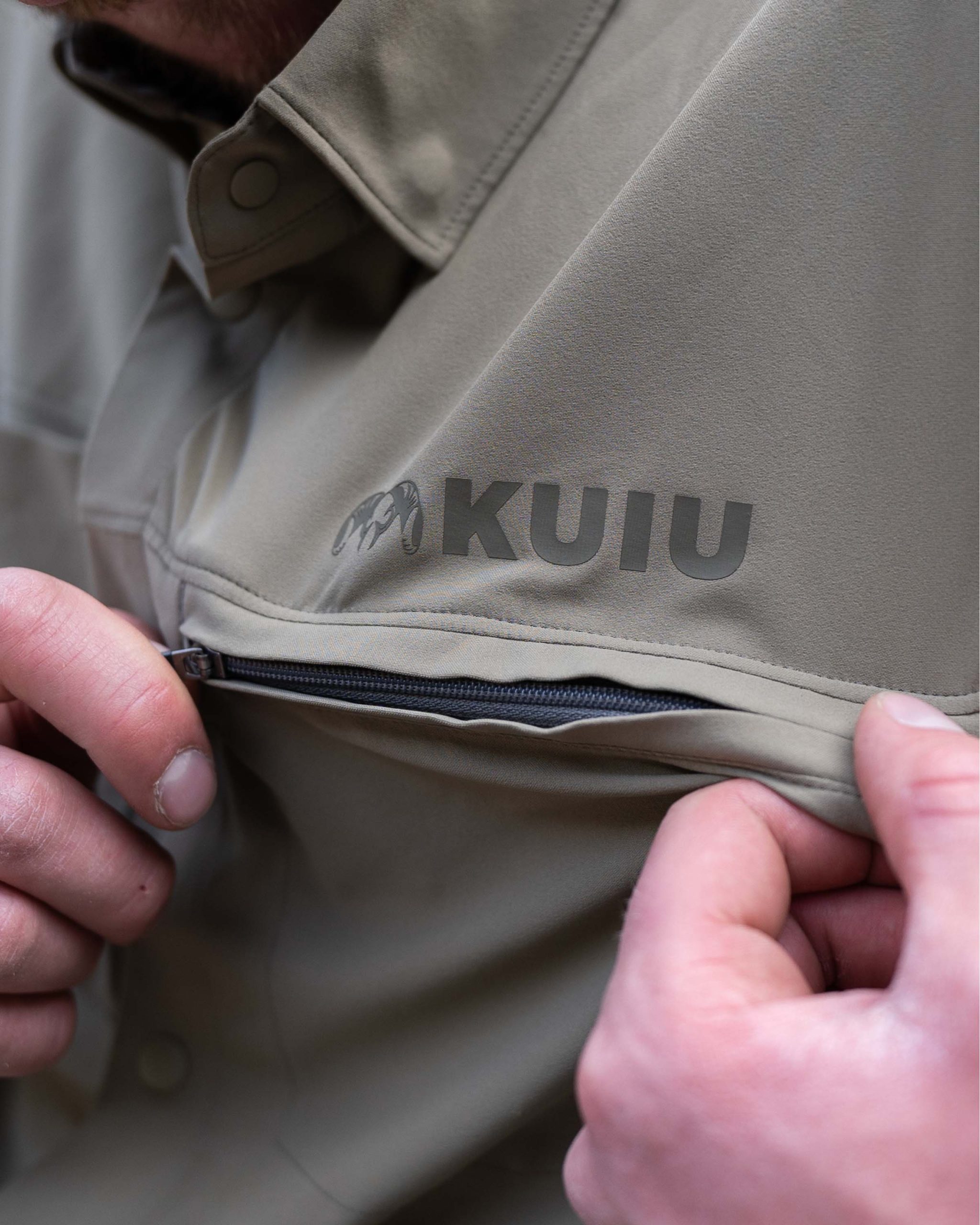 Mesa Vented SS Snap Shirt Gritstone | Slate Gritstone - Image 4