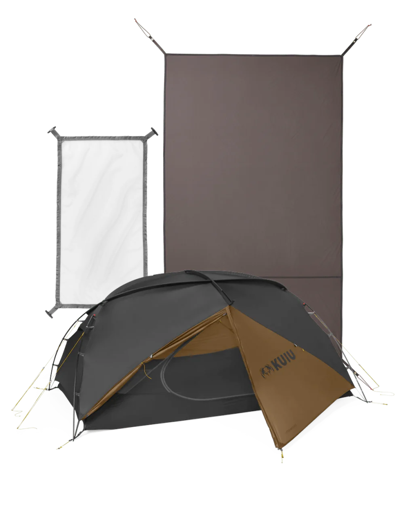 Mountain Star 2 Person Tent Set | Gunmetal-Camel